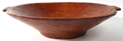 LARGE WOODEN TRENCHER BOWL