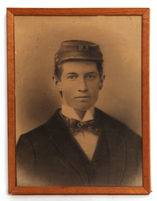 CHARCOAL PHOTO OF CIVIL WAR SOLDIER