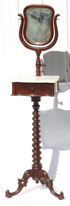 FINE VICTORIAN MARBLE TOP SHAVING STAND