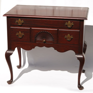 MAHOGANY QUEEN ANNE STYLE LOWBOY