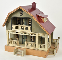 Circa 1910 Wooden Doll House