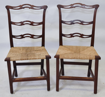 Pair American Chippendale Chairs