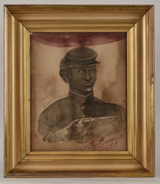 Painting of Civil War African American Soldier
