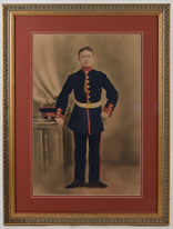 Gouache Painting of Military Officer