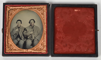 Civil War Ambrotype of Two Union Soldiers