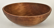 Large Turned Wood Bowl