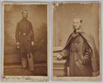 Two CDV Uniformed Portraits of Capt. Charles H. Tay