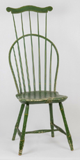 Comb-Back Windsor Chair in Old Paint