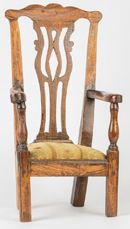 Period Chippendale Doll Armchair