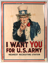 WWI UNCLE SAM I WANT YOU POSTER 