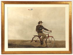 ANDREW WYETH "YOUNG AMERICA" COLLOTYPE