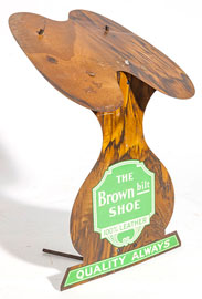 Brown Bilt Shoe Display