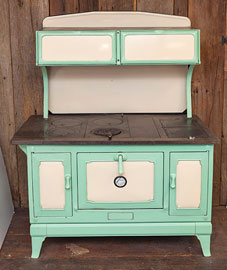 Enameled Cast  Iron & Steel Cook Stove