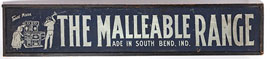 The Malleable Range Wooden Stove Sign