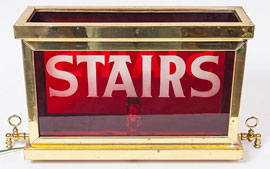 Gaslite Store Stair Sign
