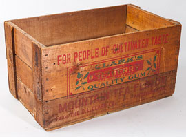 Clarks Teaberry Gum Crate