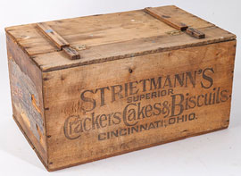 Strietmann's Biscuits Crate