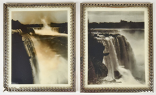 Two Opalotype Photographs of Niagara Falls