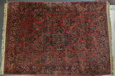 Semi Antique Sarouk Room Sized Rug