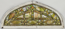 Large Arched Stain Glass Window