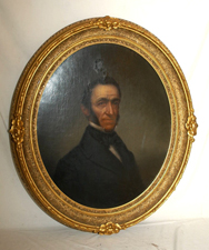 Oval Portrait Painting