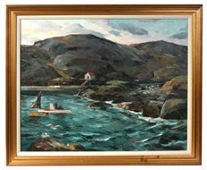 MERTON W. WILLMORE (MASS/OH) OIL PAINTING