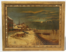 LATE 19TH CENTURY OIL PAINTING