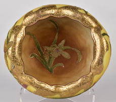 Nippon Footed Bowl with Coralene Decoration