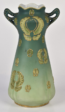 Nippon Vase with Coralene Decoration